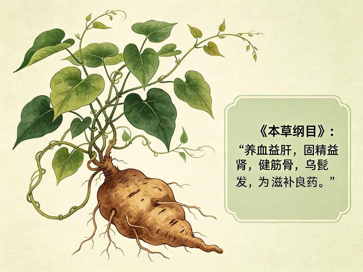 《本草纲目》何首乌功效记载