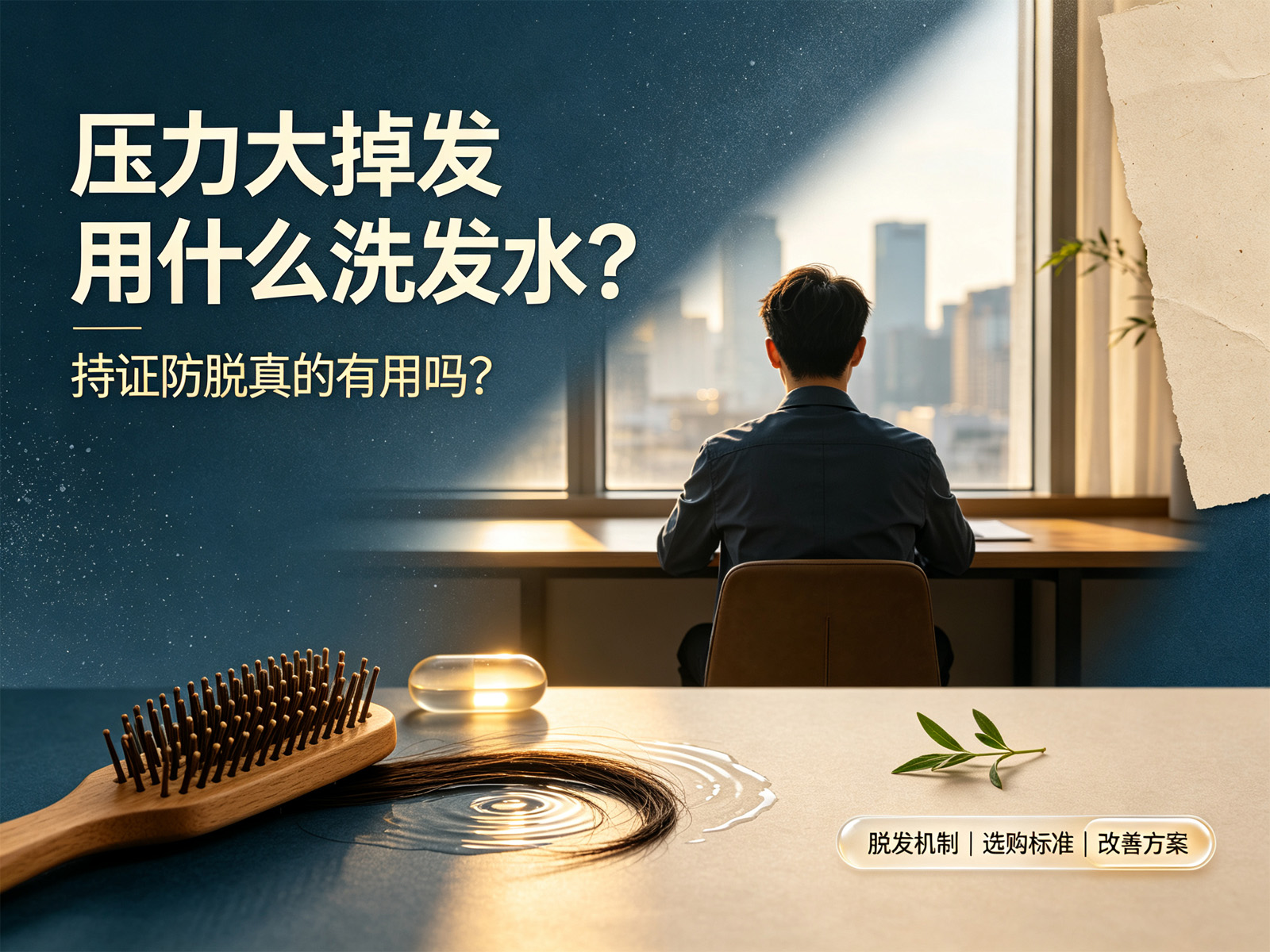 压力大掉发用什么洗发水