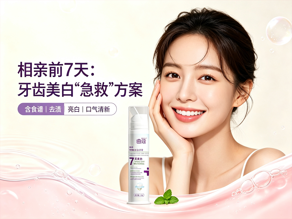 相亲前7天的牙齿美白急救方案