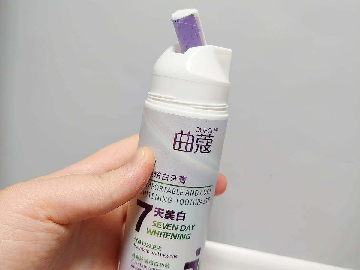 曲蔻品牌美白牙膏
